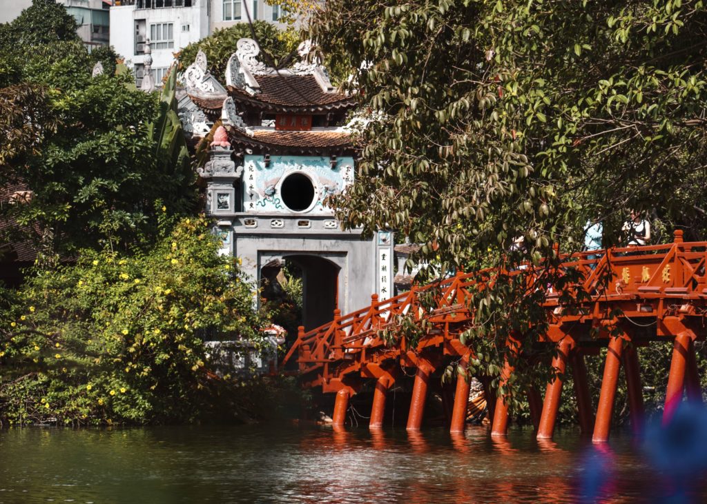 The Ngoc Son Temple in Hanoi, Vietnam