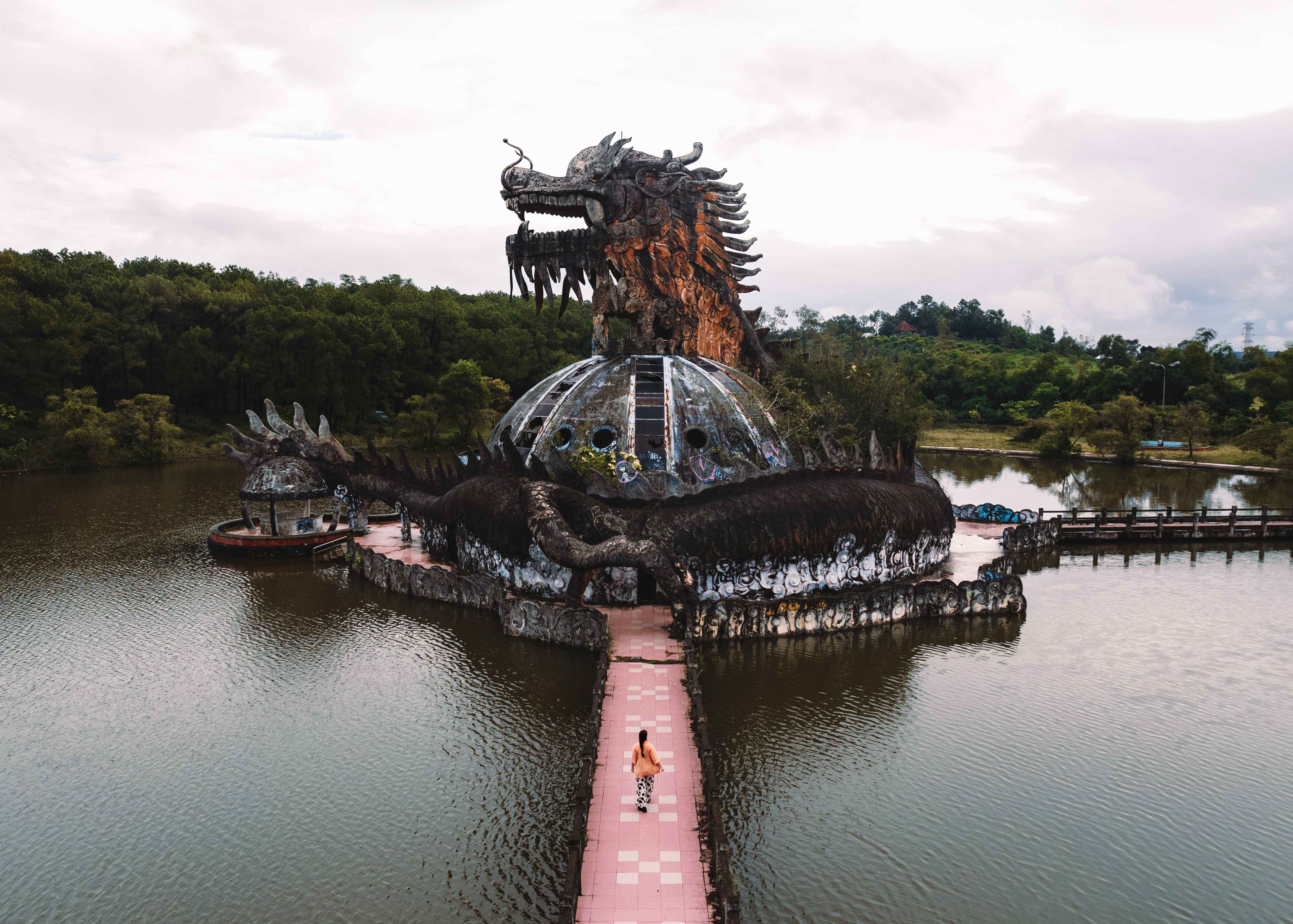 Thuy Tien Abandoned Waterpark in Hue