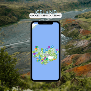 Iceland Google Maps Pins