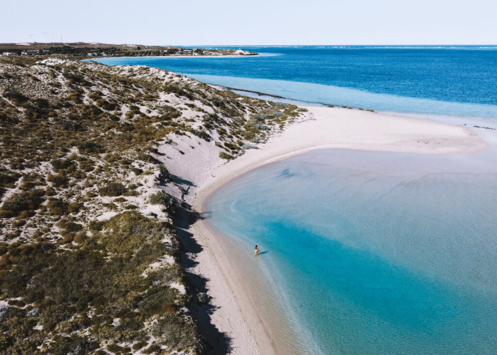 The beach at Coral Bay, Western Australia
