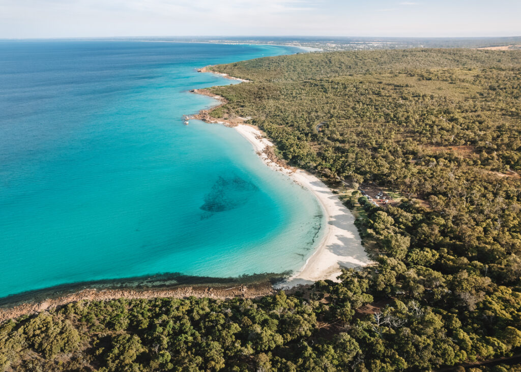 One of the beaches in Western Australia