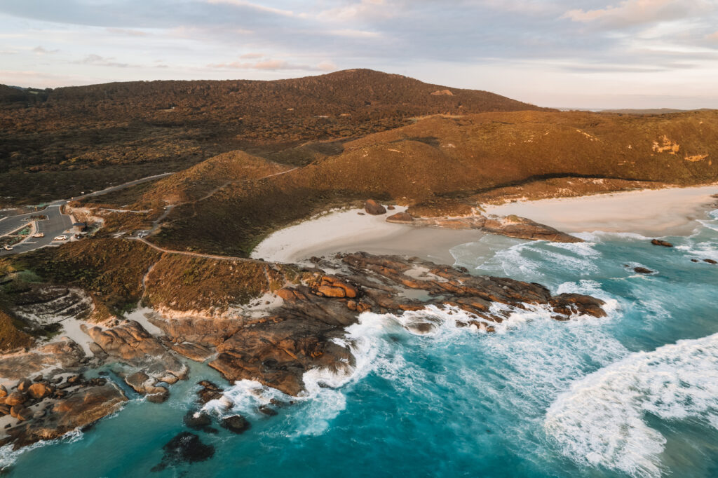 Lights Beach in Denmark, Western Australia at sunset