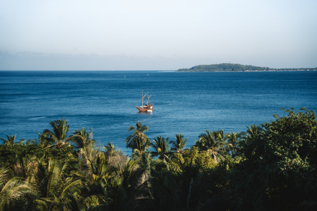 Ocean views in Lombok